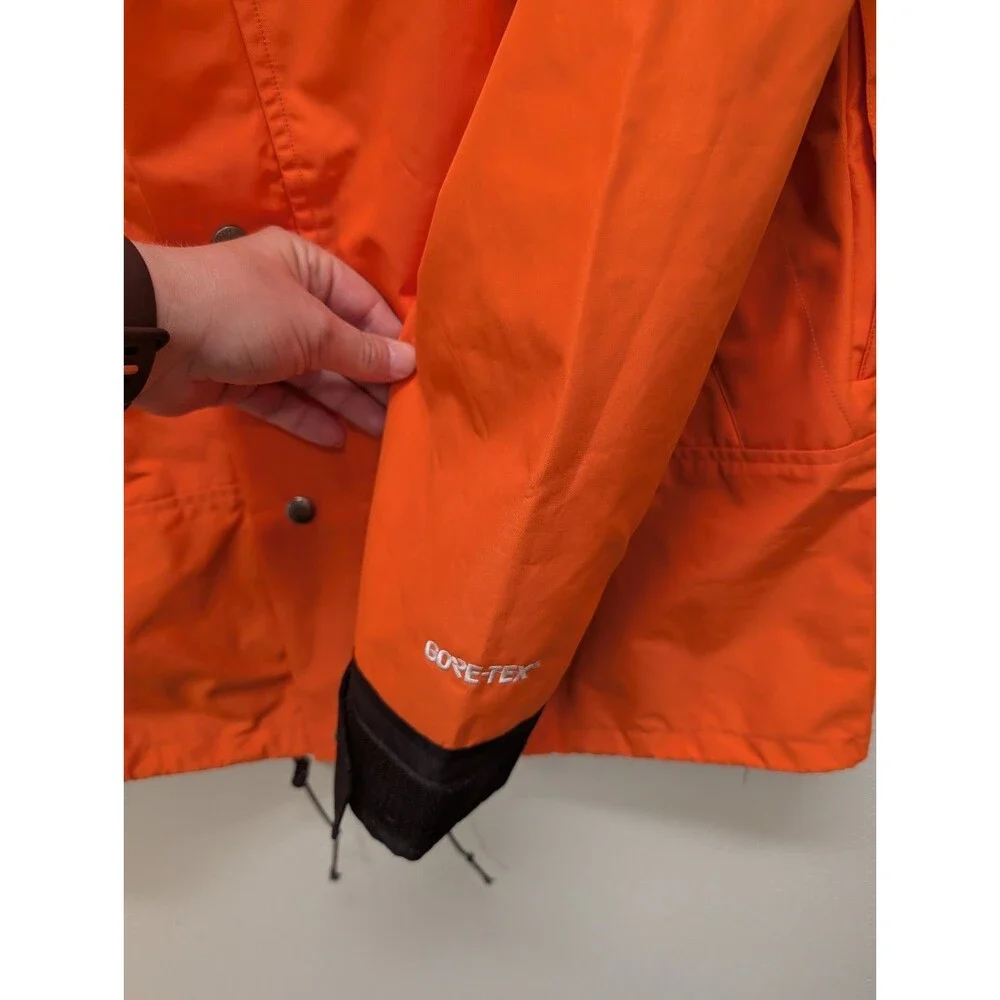EUC The North Face Gore-Tex Mountain Guide Jacket Orange Spring 2019 Hiking